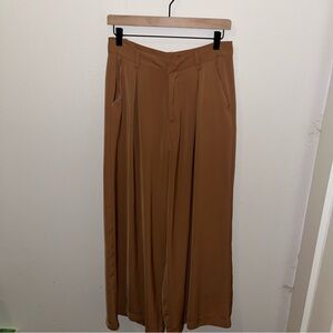 💚 BOGO FREE 💚 Brown Relaxed High Waist Wide Leg Palazzo Trousers